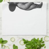 Sloth Howdy Sloth Geschirrtuch (Gefaltet)