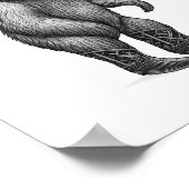 Sloth Howdy Sloth Poster (Ecke)