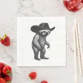 Sloth Howdy Sloth Serviette (Beispiel)