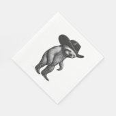 Sloth Howdy Sloth Serviette (Ecke)
