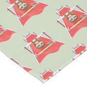 Sloth Hurdles Rennathletik Kurzer Tischläufer (Ecke)