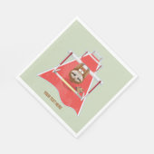 Sloth Hurdles Rennathletik Serviette (Ecke)