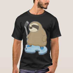 Sloth Ice Hockey Ice Hockey-Stick T-Shirt