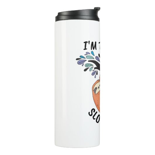 Sloth, ich nehme es heute langsam thermosbecher (Nach links gedreht)