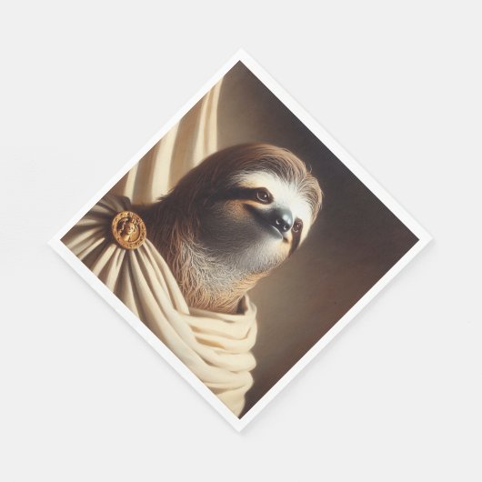 Sloth im antiken Rom Serviette (Ecke)