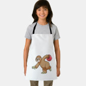 Sloth im Bowling mit Bowlingball Schürze (Insitu)