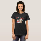 Sloth I'm Snow Cute Snowman Snow Pun T-Shirt (Vorne ganz)