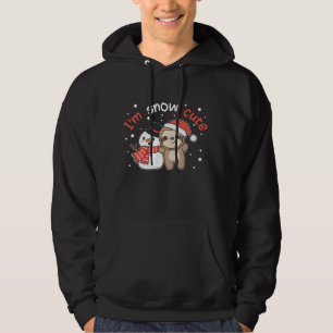 Sloth I'm Snow Niedlich Snowman Snow Pun Hoodie