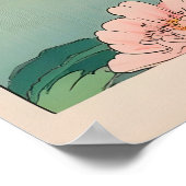 Sloth in Bathtub Ukiyo-e Print Japandi Bathroom Poster (Ecke)