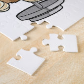 Sloth in Bodybuilding mit Barbell Puzzle (Seite)