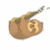 Sloth in his little tree Classic T-Shirt Aufkleber (Vorderseite)