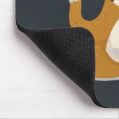 Sloth in Lotus Yoga Pose "Slow Down" Mousepad (Ecke)