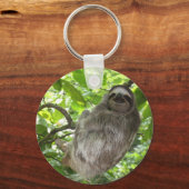 Sloth in Tree Schlüsselanhänger (Vorderseite)