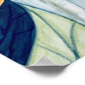 Sloth Insel Rain Forest Tropical Print Poster (Ecke)