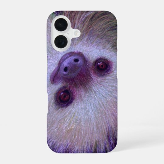 Sloth iPhone 16 Hülle (Rückseite)