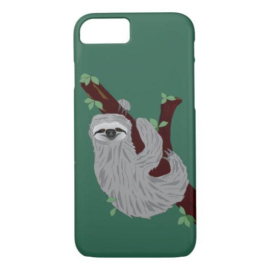 Sloth iPhone 7 Gehäuse Case-Mate iPhone Hülle (Rückseite)
