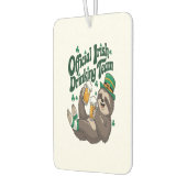 Sloth Irish Drinking St Patrick's Day Autolufterfrischer (Links)