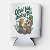 Sloth Irish Drinking St Patrick's Day Dosenkühler (Vorderseite)