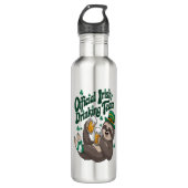 Sloth Irish Drinking St Patrick's Day Edelstahlflasche (Vorderseite)