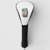 Sloth Irish Drinking St Patrick's Day Golf Headcover (Vorderseite)