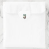 Sloth Irish Drinking St Patrick's Day Herz-Aufkleber (Tasche)