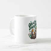 Sloth Irish Drinking St Patrick's Day Kaffeetasse (Vorderseite Links)