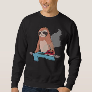 Sloth Ironing Household Lazy Niedlich Sloth Sweatshirt