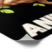 Sloth is my Spirit Animal - Lazy Napping Funny Slo Poster (Ecke)