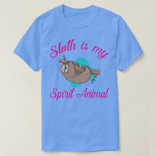 Sloth ist mein Geiststier 5 T-Shirt (Design vorne)