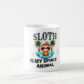 Sloth ist mein Geisttier - Niedliche Kaffee-Tasse Kaffeetasse (Mittel)