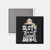 Sloth ist mein spirituelles Tier Magnet (Vorderseite/Rückseite)