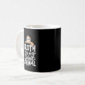 Sloth ist meine Geist-tierische lustige niedliche Kaffeetasse (Vorderseite Links)