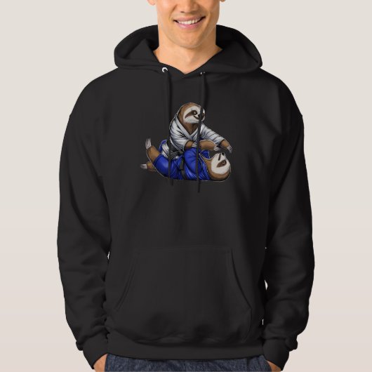 Sloth Jiu-Jitsu Wrestlers Hoodie (Vorderseite)