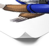 Sloth Jiu-Jitsu Wrestlers Poster (Ecke)