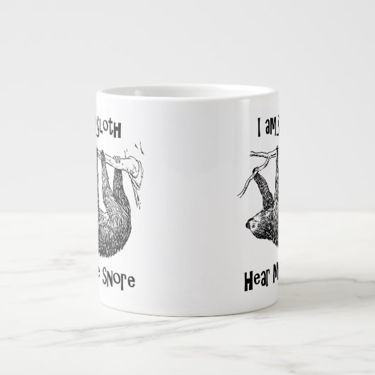 Sloth Jumbo-Tasse (Vorderseite)