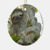 Sloth Keramik Ornament (Links)