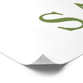 Sloth Kinderzimmer Art Print | Name des Babys Poster (Ecke)