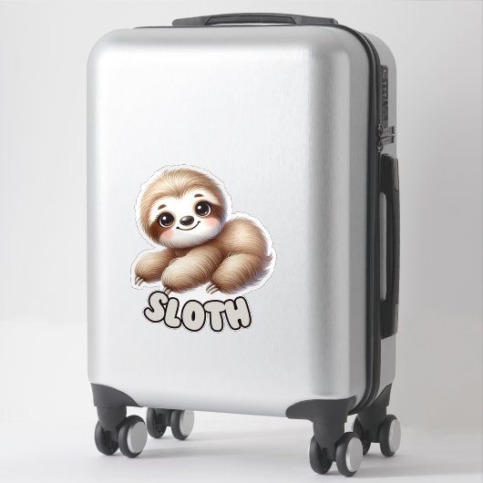 SLOTH - KINDERZIMMER STICKER (Koffer)