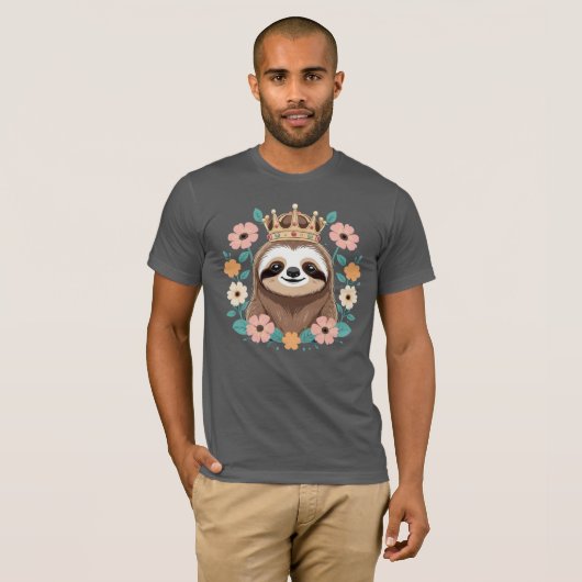 Sloth King T-Shirt (Vorne ganz)