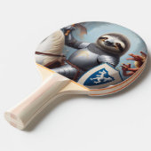 Sloth Knight Fighting Dragons Tischtennis Schläger (Vorderseite)