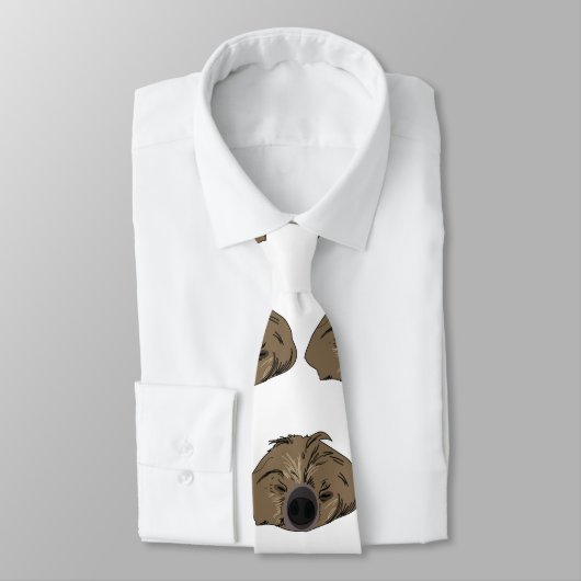 Sloth-Kunst-Krawatte Krawatte (Gebunden)