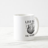 Sloth-langsame lustige lebhaftTasse Kaffeetasse (VorderseiteRechts)
