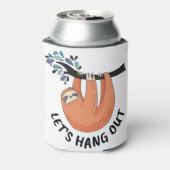 Sloth Lass uns ausziehen Dosenkühler (Kanne Rückseite)