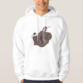 Sloth Lazy Animals Nickerchen Gift Hoodie (Vorderseite)
