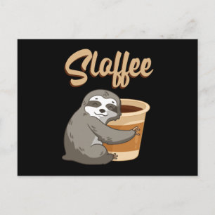 Sloth Lazy Sloths Schlummerschläfchen Funny Gift I Postkarte