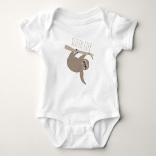 Sloth-Leben-T - Shirt-Baby Baby Strampler