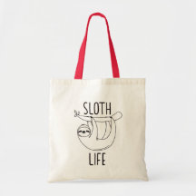Sloth-Leben-Tasche