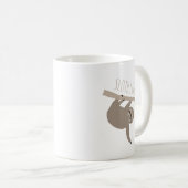 Sloth-Leben-Tasse Kaffeetasse (VorderseiteRechts)