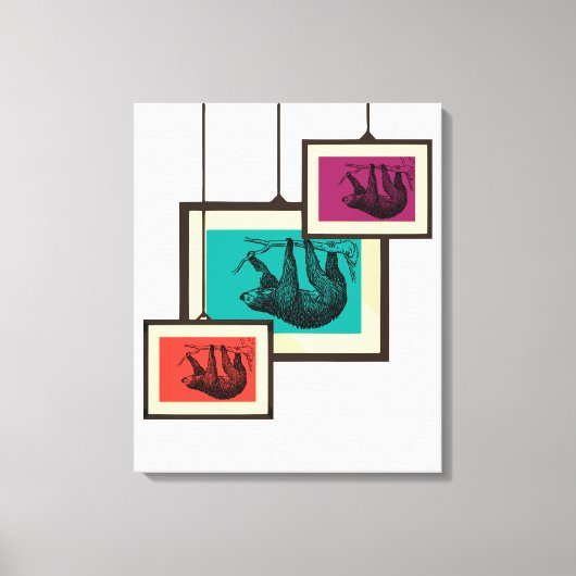 Sloth Leinwanddruck (Vorderseite)