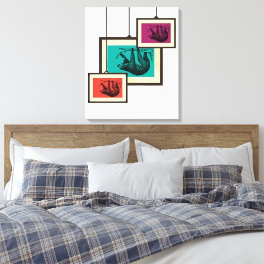 Sloth Leinwanddruck (Insitu (Schlafzimmer))